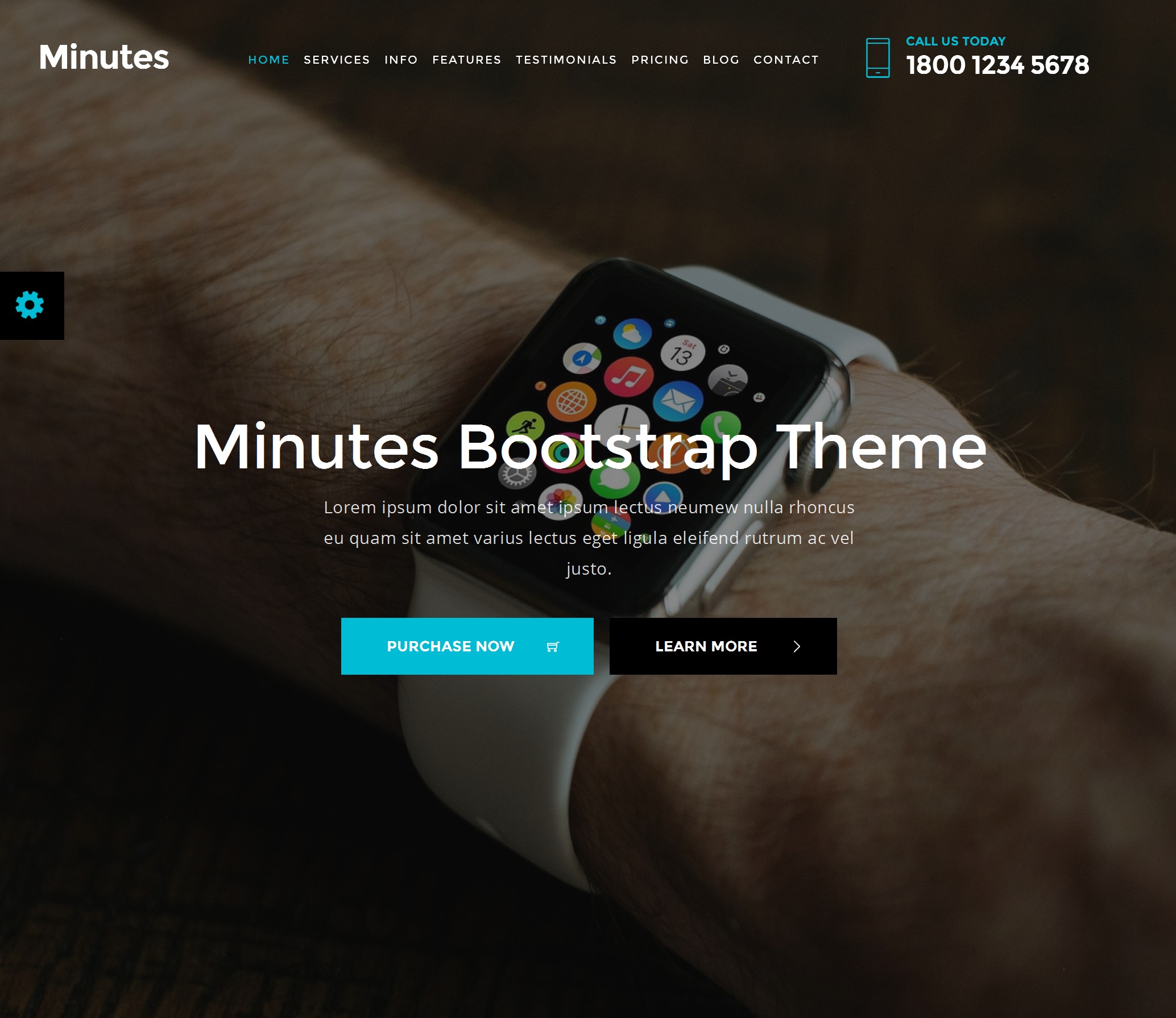 HTML Bootstrap Basic Theme