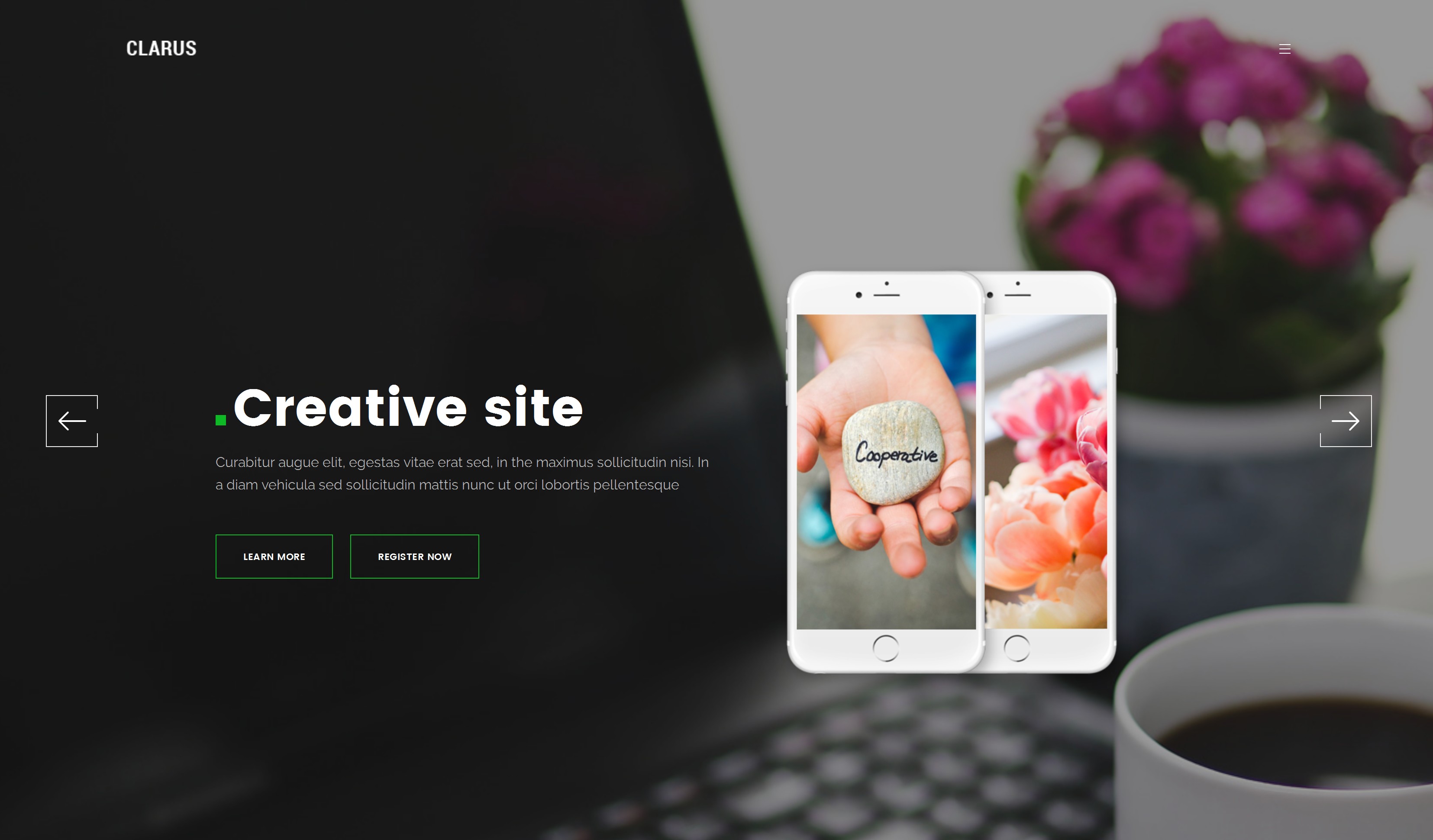 Responsive Bootstrap App Theme