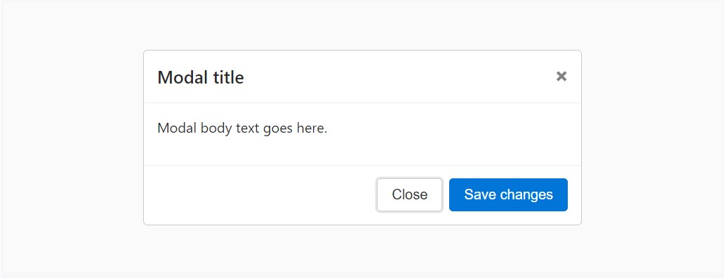  Simple modal example