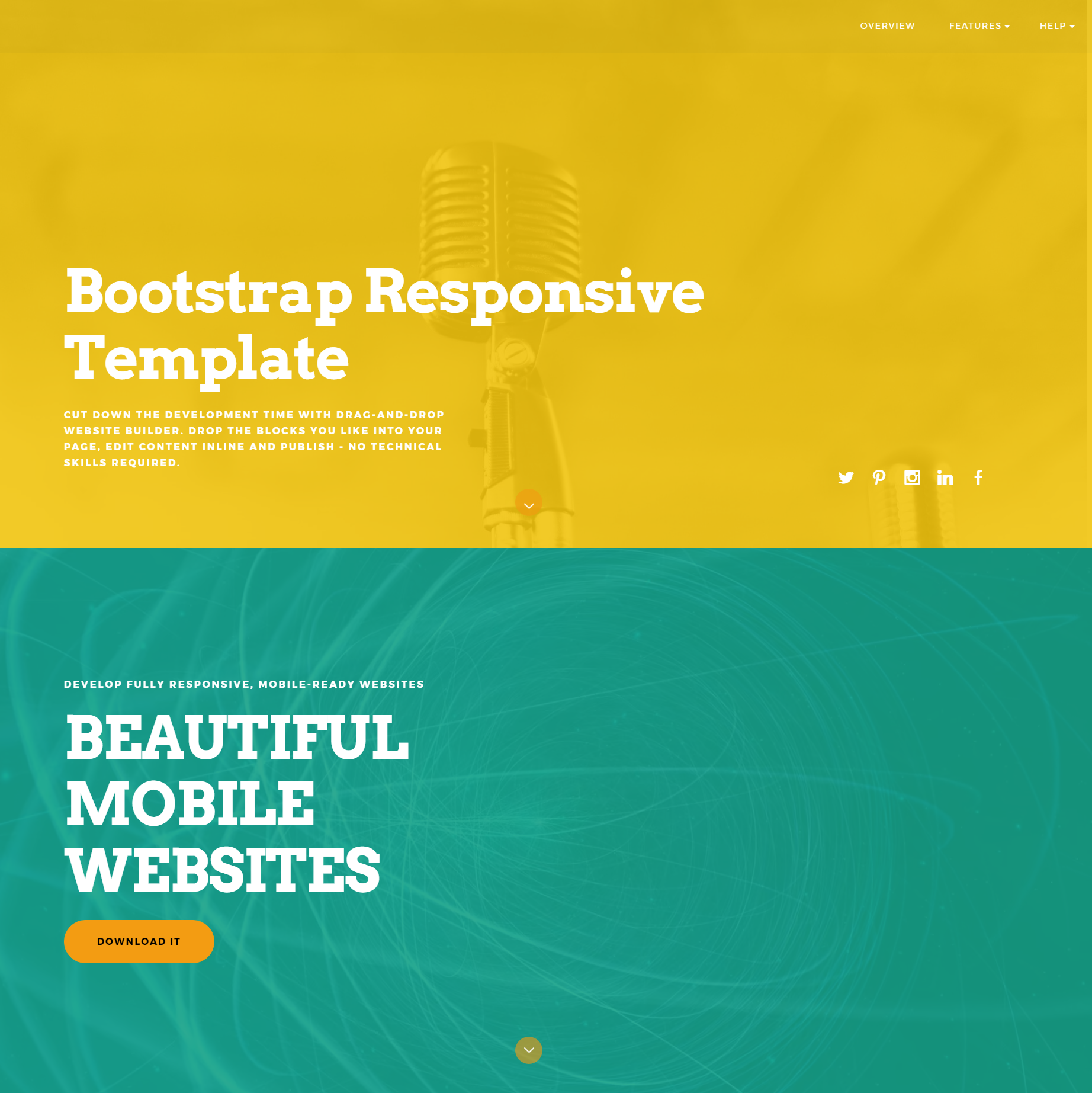 HTML5 Bootstrap Responsive Templates