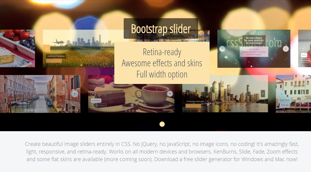  Bootstrap Slider Bar 