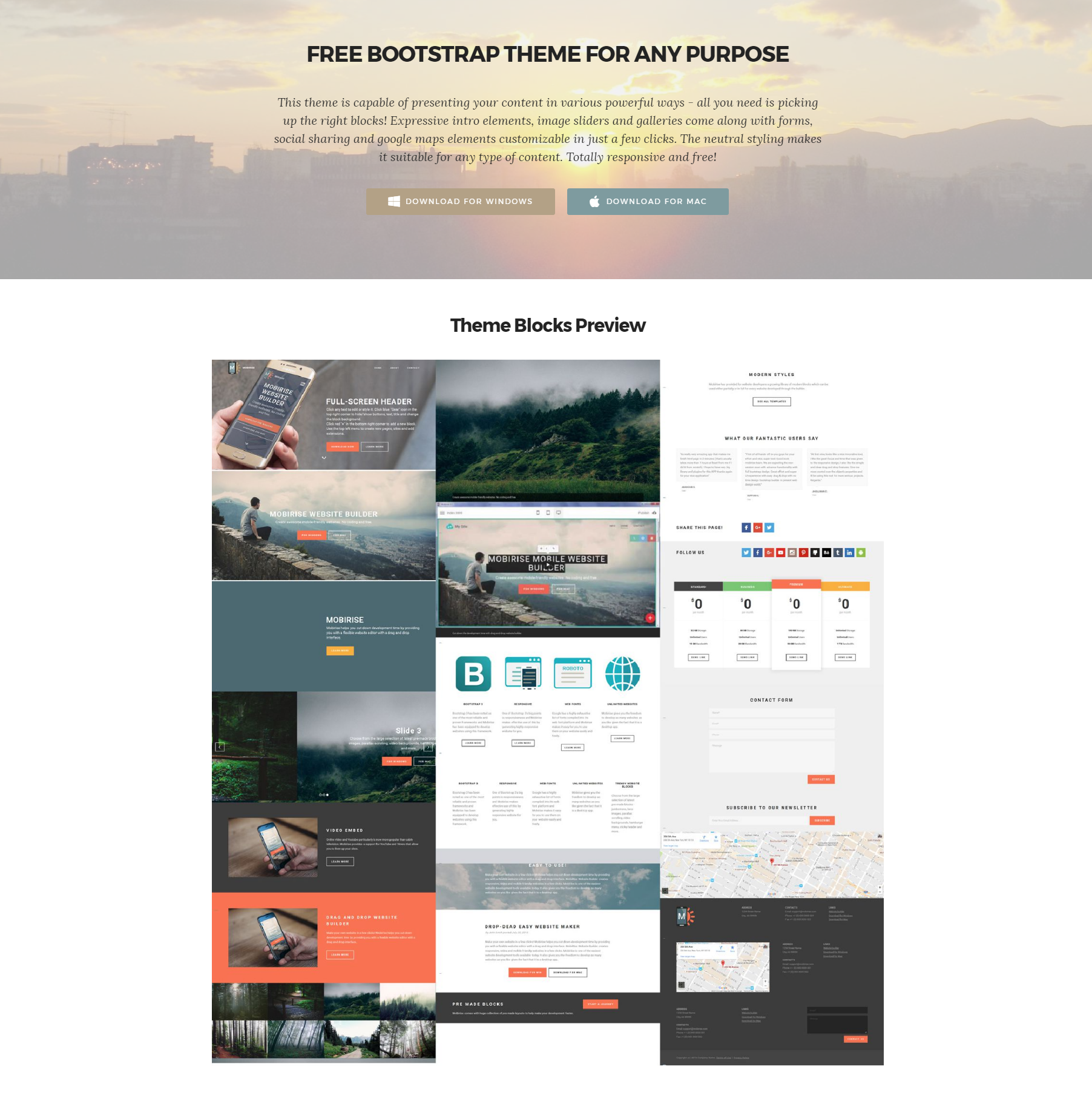 CSS3 Bootstrap Themes