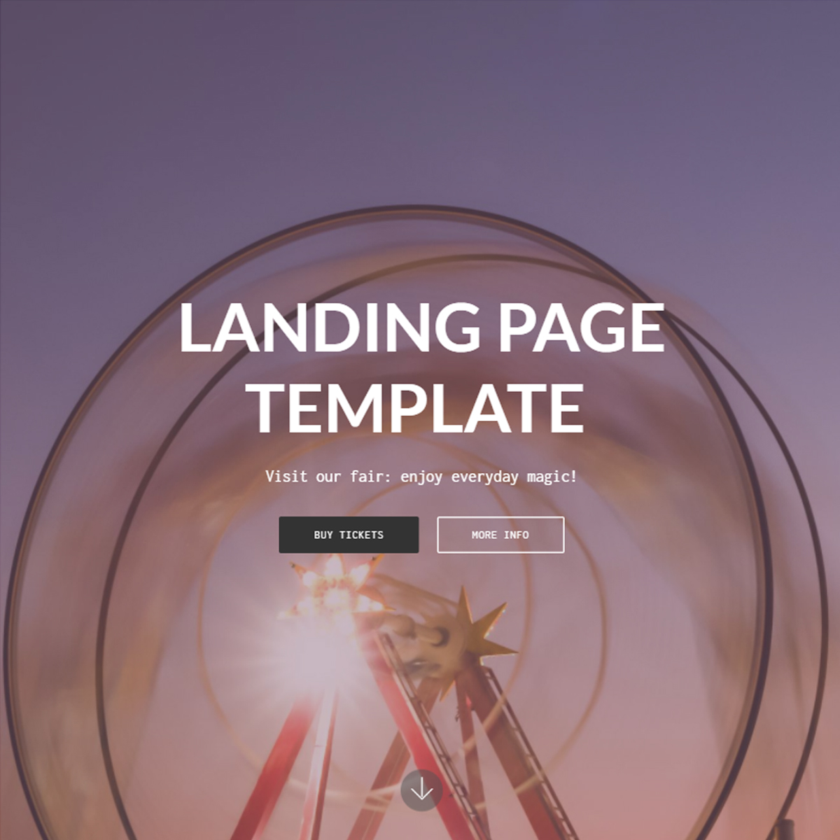 CSS3 Bootstrap Landing Page Themes