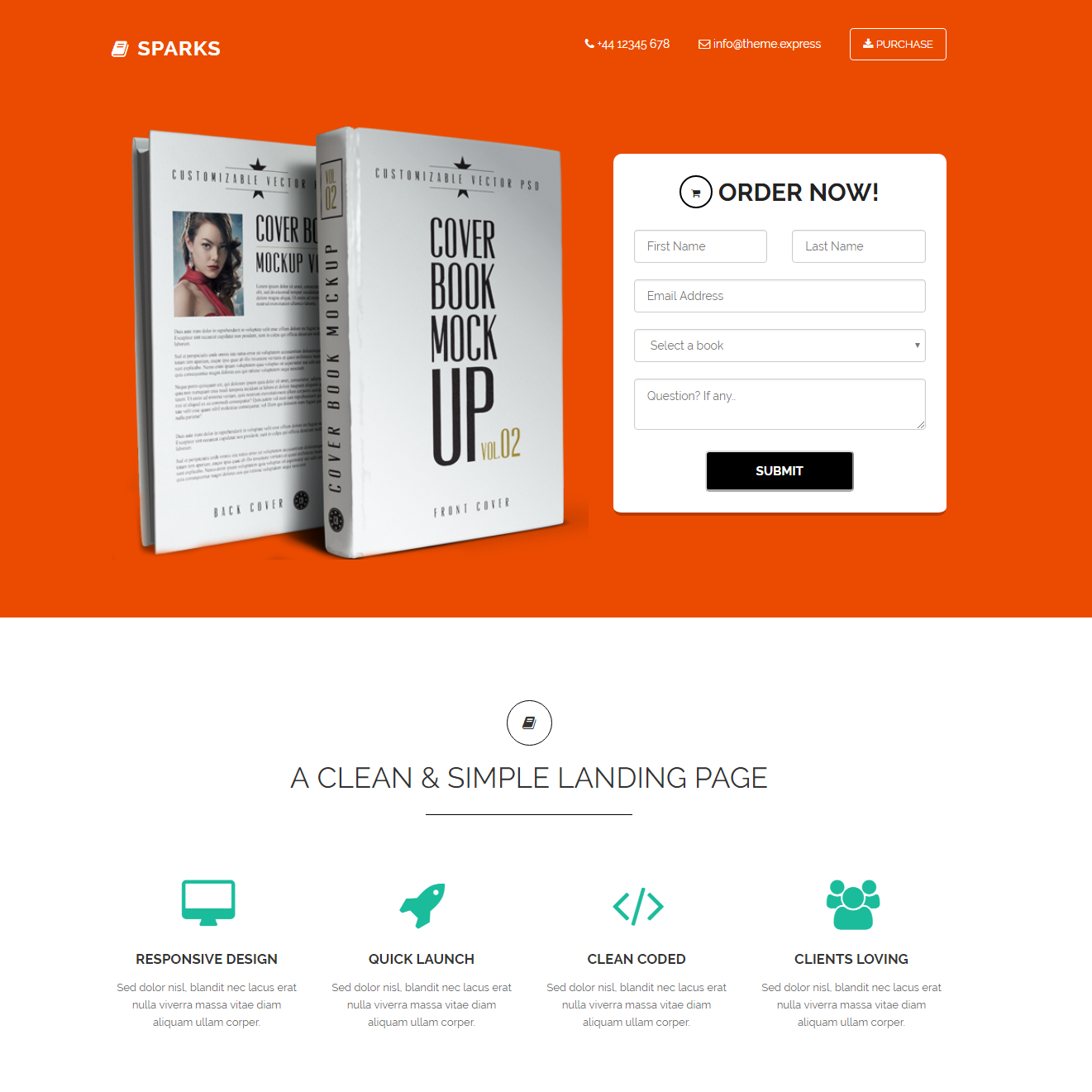 Free Download Bootstrap Sparks Themes