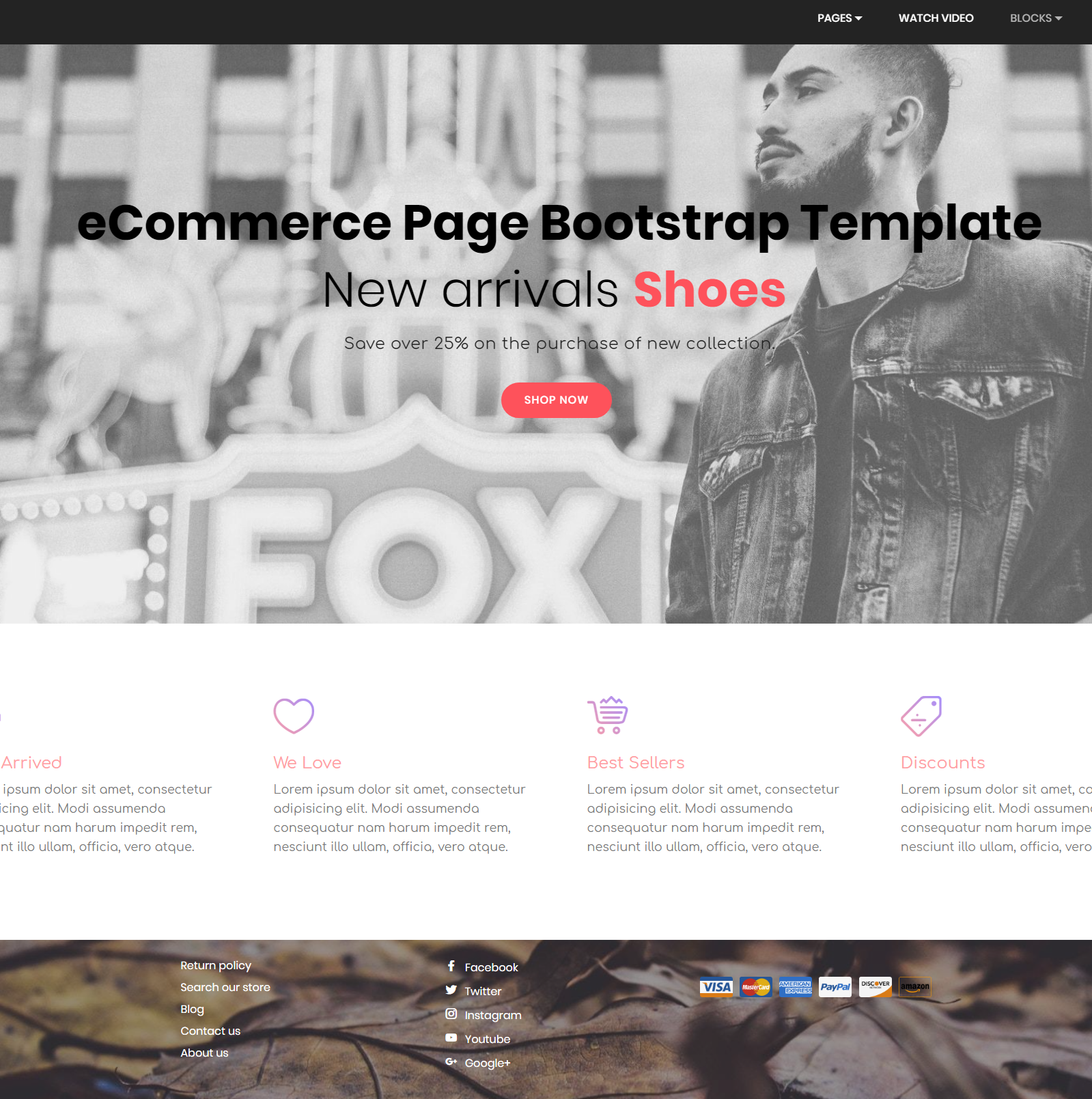 Responsive Bootstrap eCommerce Themes