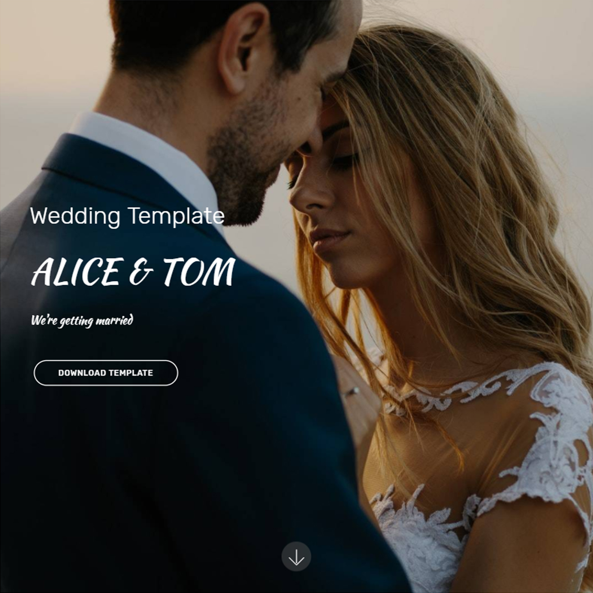 Free Bootstrap Wedding Templates