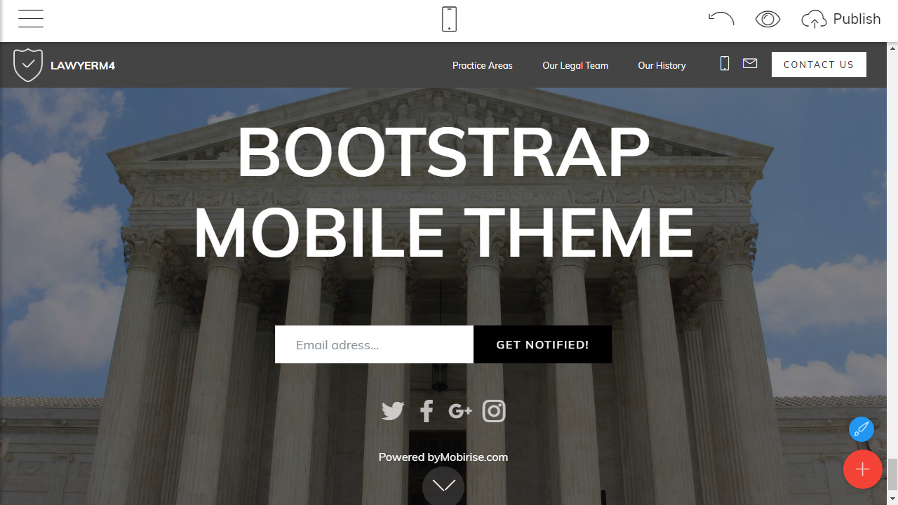 Responsive Mobile Template